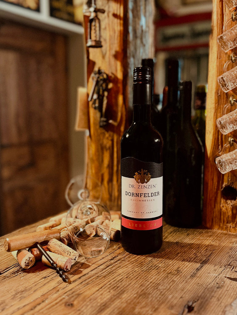 Dr. Zenzen Dornfelder Rotwein lieblich Bild 1