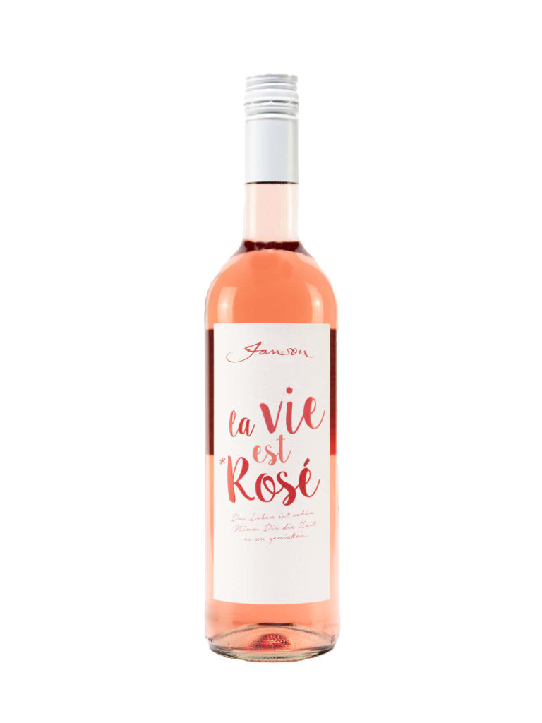 Janson La Vie est Rose Feinherb Flaschenabbildung