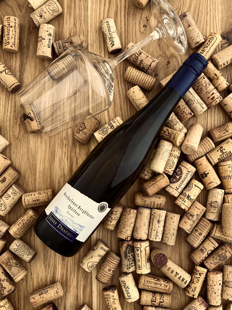 Josef Drathen Westhofener Bergkloster Kerner Spätlese Weißwein Lieblich Bild 1