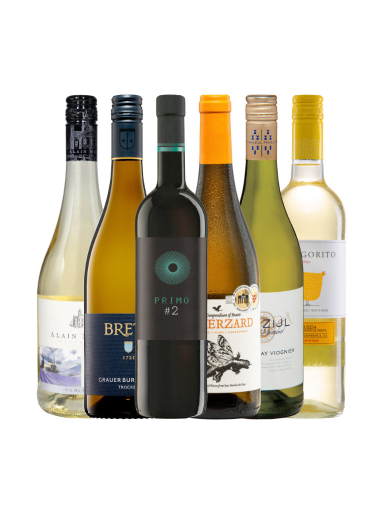 Weinpaket 6 Flaschen Trockener Weißwein Mein-Weinladen