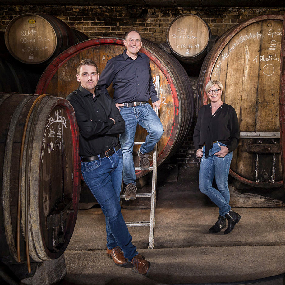 Weingut Boxheimerhof die 3 Winzer im Fasskeller