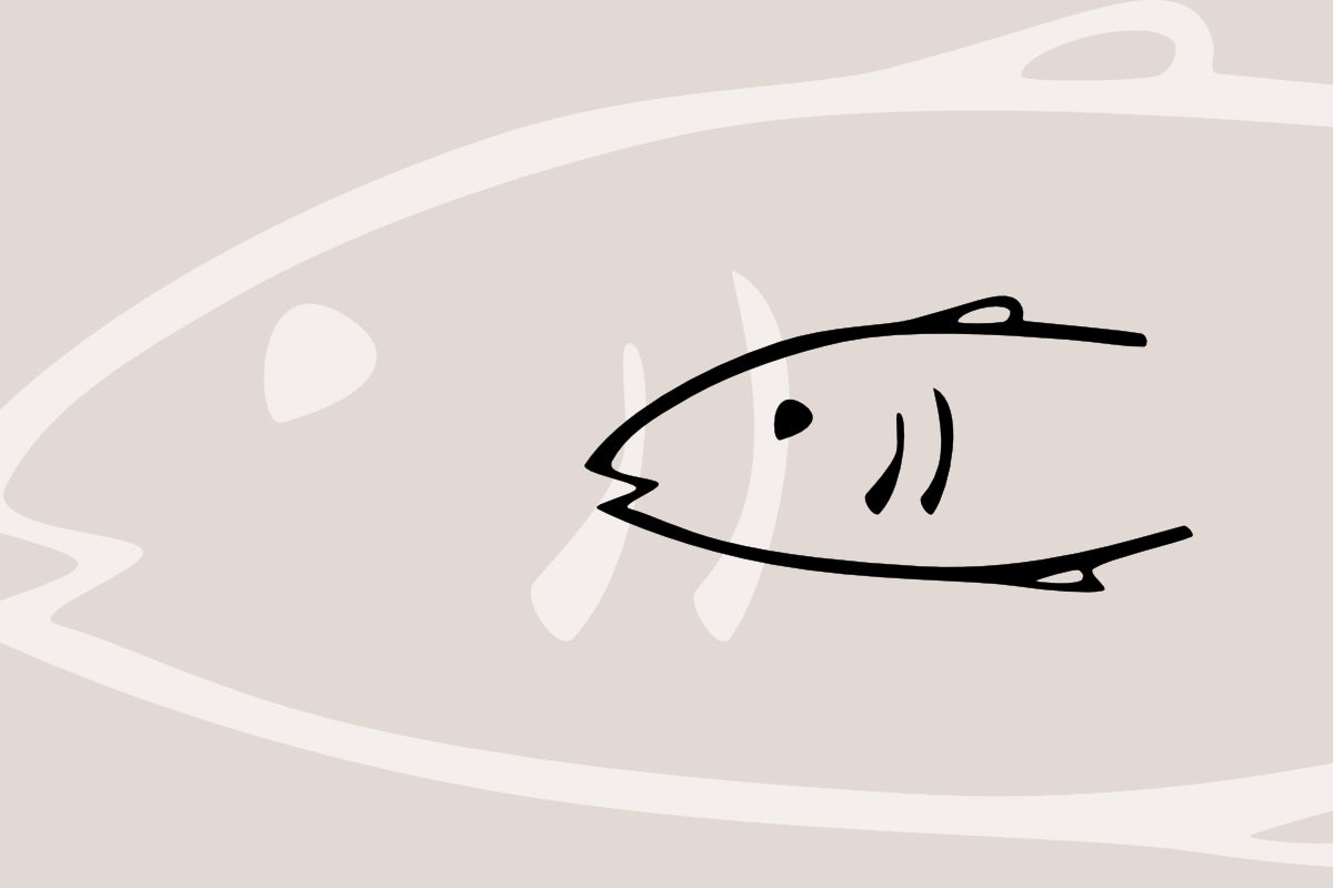 Illustrierter Fisch