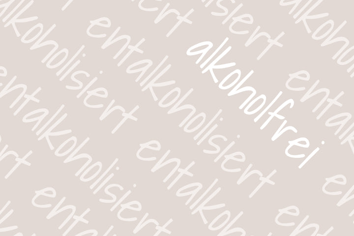 durchlaufende Texte Alkoholfrei und Entalkoholisiert