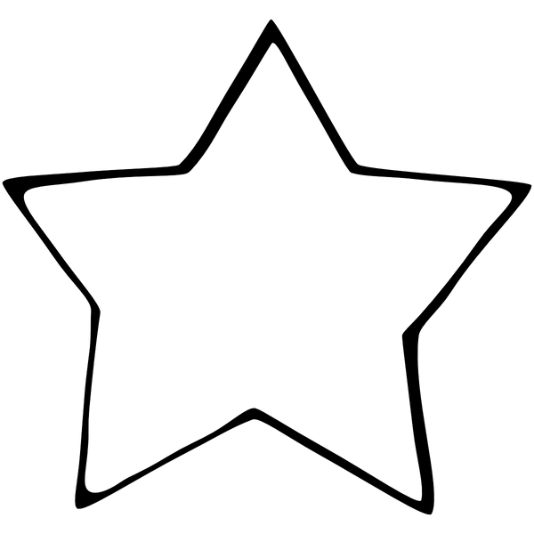 Illustrierter Bewertungsstern