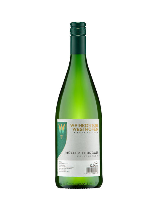 Westhofen Müller-Thurgau Rheinhessen Weißwein Halbtrocken 1 Liter