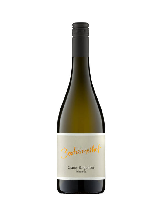 Boxheimerhof Grauer Burgunder Feinherb Weißwein Flaschenabbildung