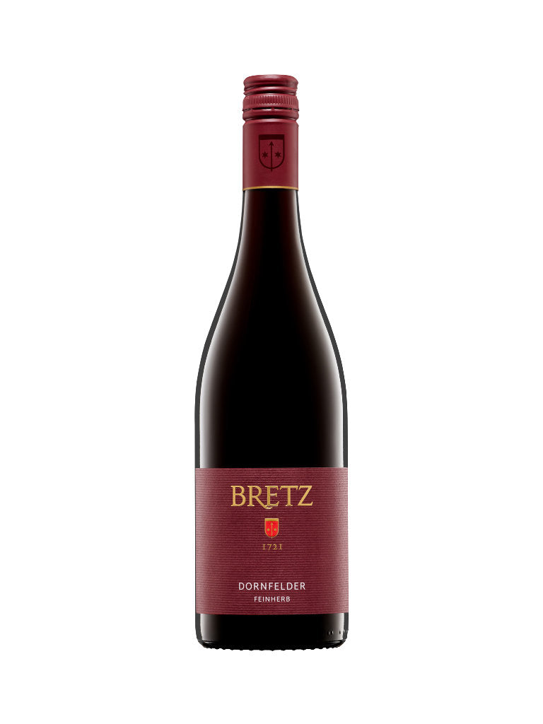 Bretz Dornfelder Feinherb Rotwein Flasche