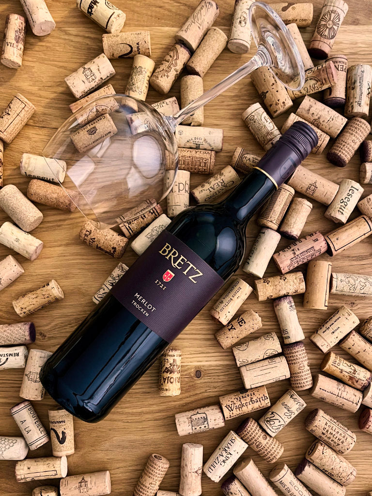 Bretz Merlot Rotwein trocken Rheinhessen Deutschland Ausgezeichnet Bild 1