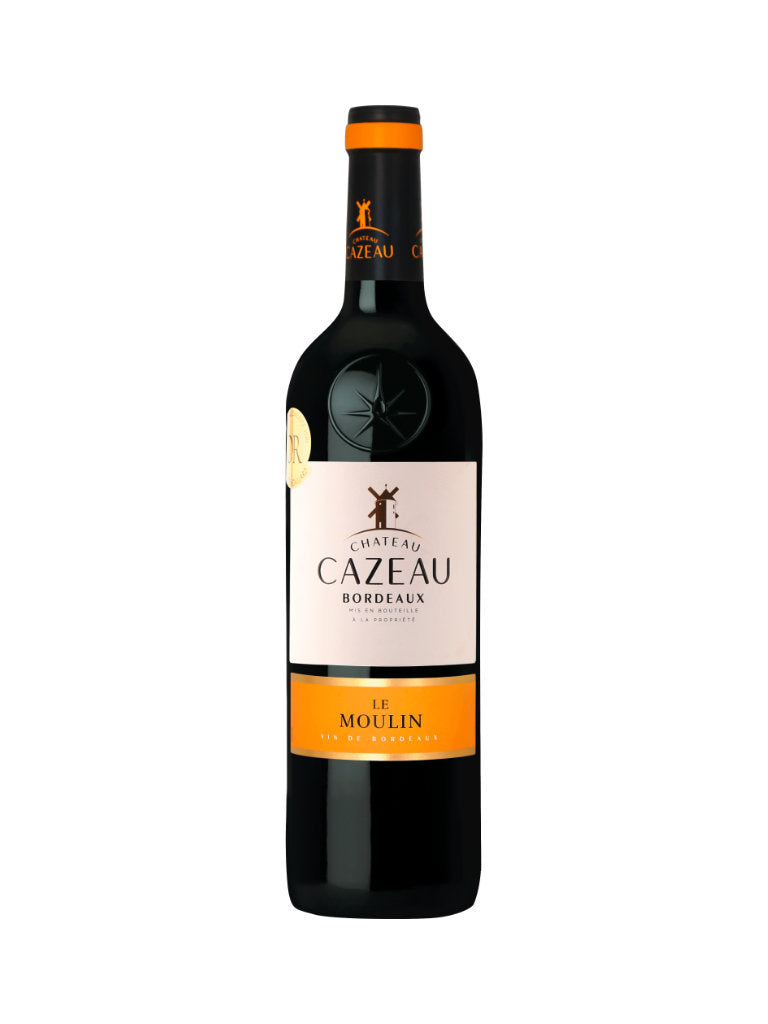 Chateau Cazeau Le Moulin Bordeaux Rotwein Trocken Frankreich Vegan Ausgezeichnet