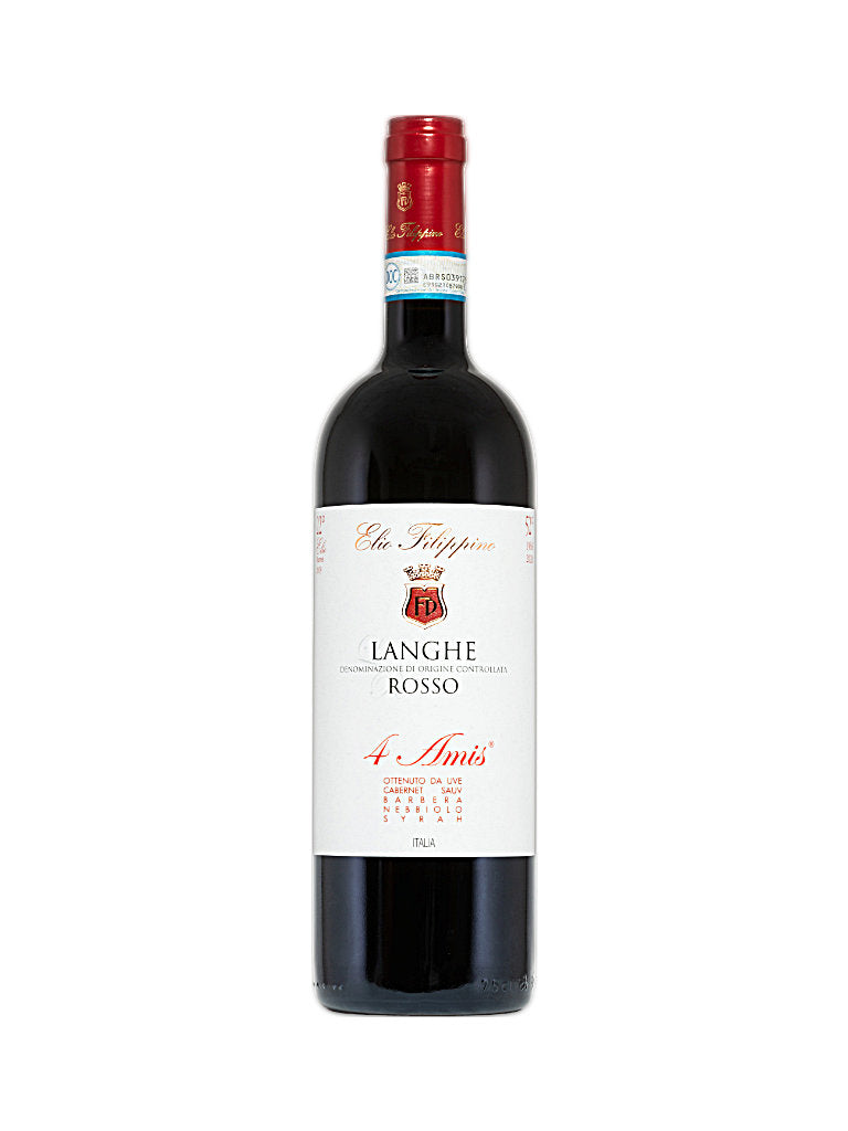 Elio Filippino Langhe Rosso 4 Amis Rotwein Trocken Ausgezeichnet