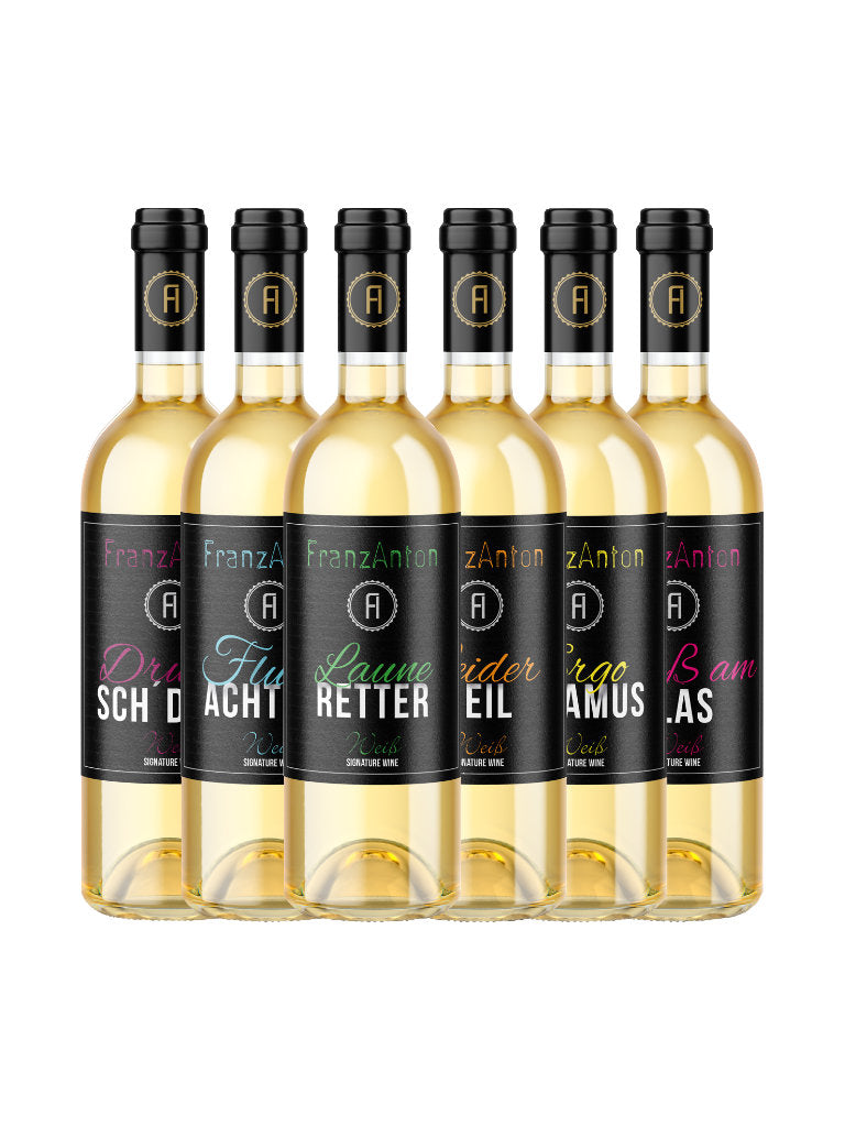 Weinpaket 6 Flaschen gemischt FranzAnton Weißwein Trocken