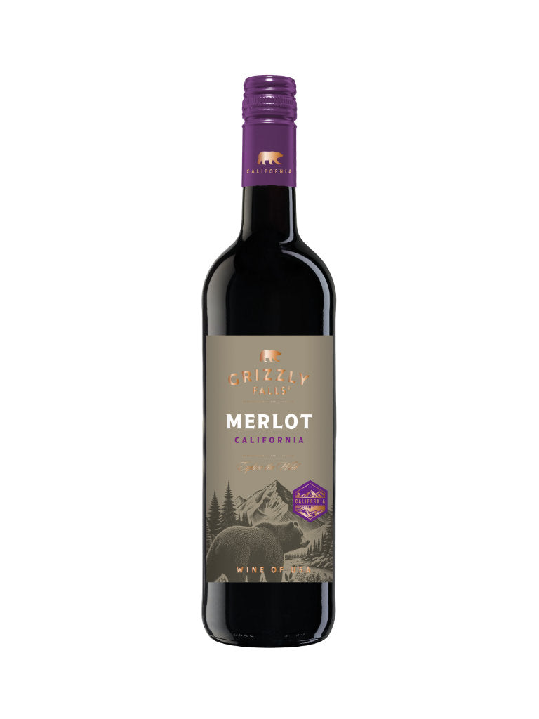 Grizzly Falls Merlot Rotwein Trocken Flaschenabbildung
