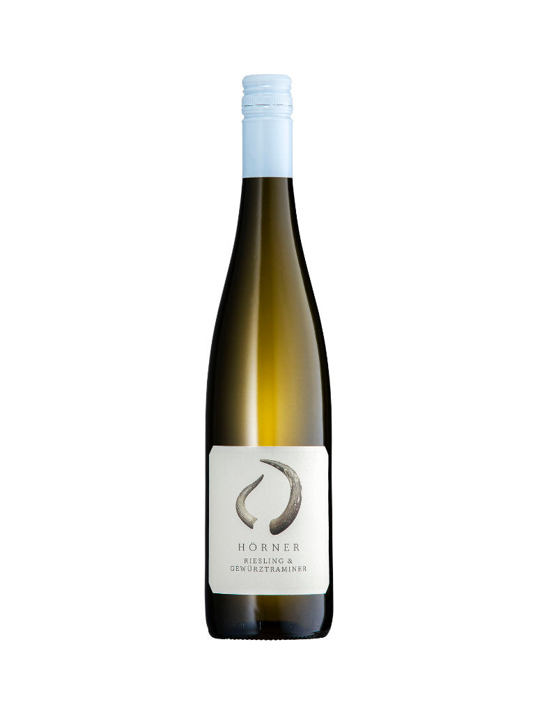 Hörner Riesling Gewürztraminer Weißwein Flaschenabbildung