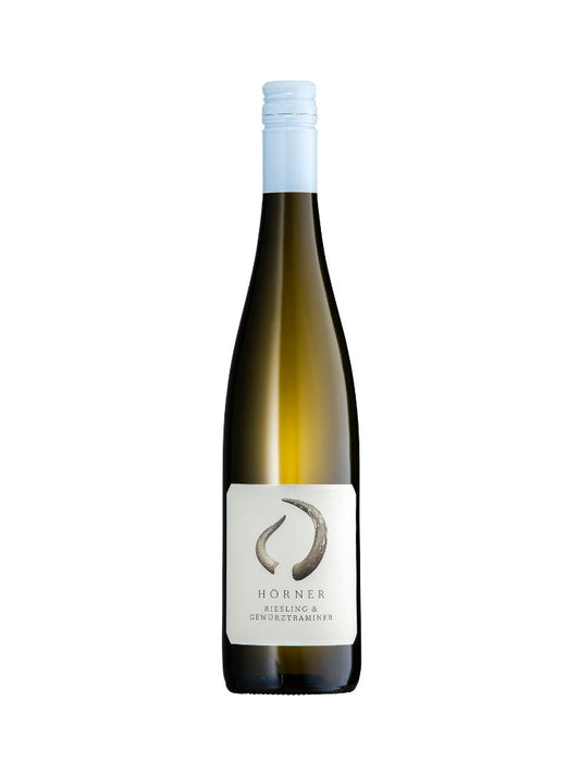 Hörner Riesling Gewürztraminer Weißwein Flaschenabbildung