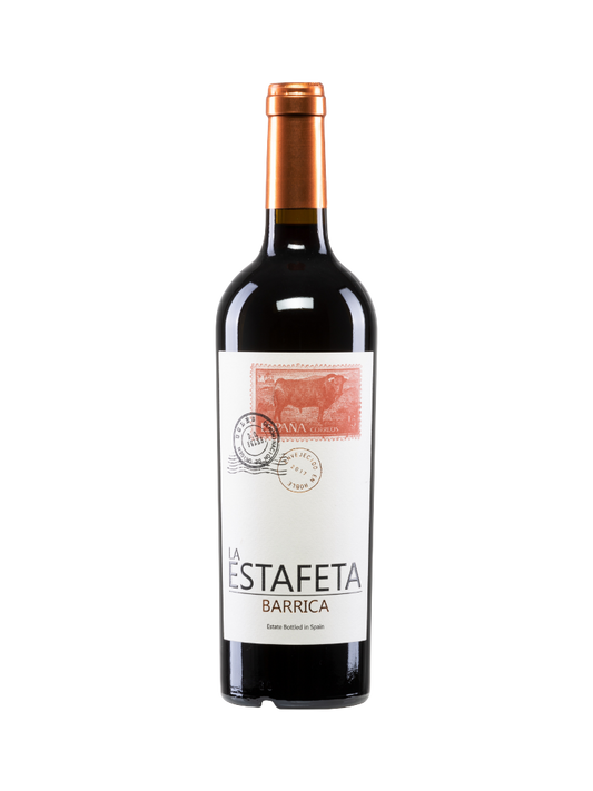 La Estafeta Barrica Tempranillo Rotwein Flaschenabbildung