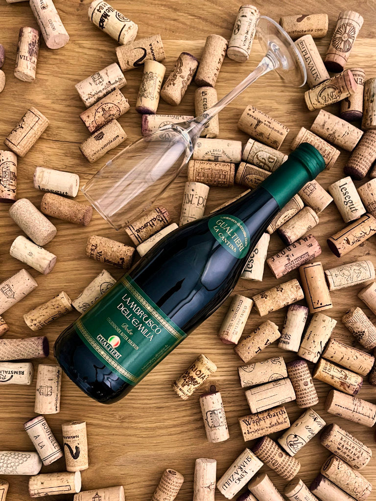 Lambrusco dell'Emilia Gualtieri La Cantina Perlwein Italien Lieblich Bild 1