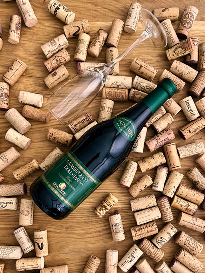 Lambrusco dell'Emilia Gualtieri La Cantina Perlwein Italien Lieblich Bild 1