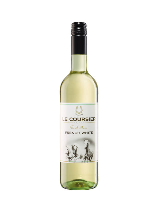 Le Coursier Blanc Weißwein Flaschenabbildung