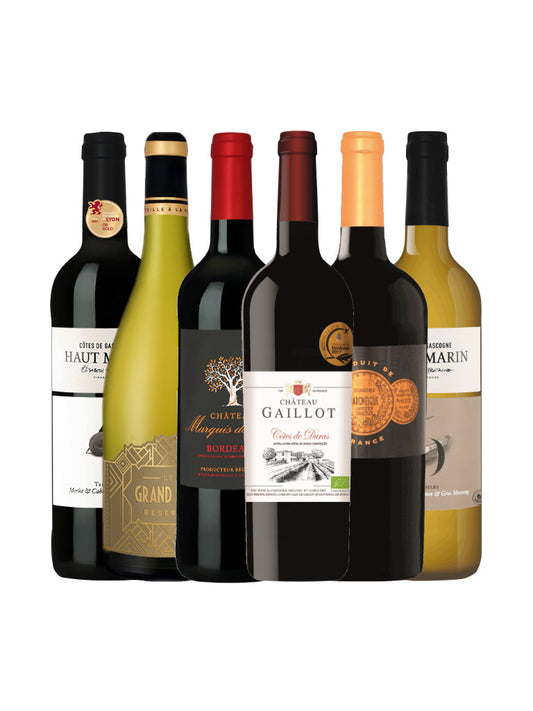 Weinpaket 6 Flaschen französische Weine