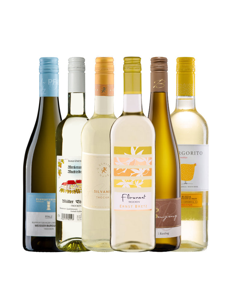 Weinpaket Frühlingswein Flaschenabbildungen