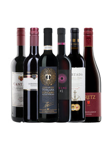 Weinpaket 6 Flaschen Halbtrockener Rotwein Mein-Weinladen