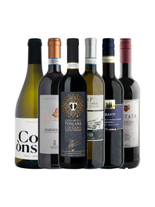 6 Flaschen Wein als Weinpaket Italienische Weine