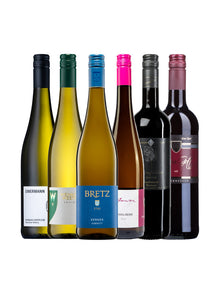 6er Weinpaket Rheinhessen Süß Flaschenabbildungen