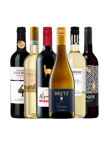 Weinpaket Säurearme Weine Flaschenabbildungen
