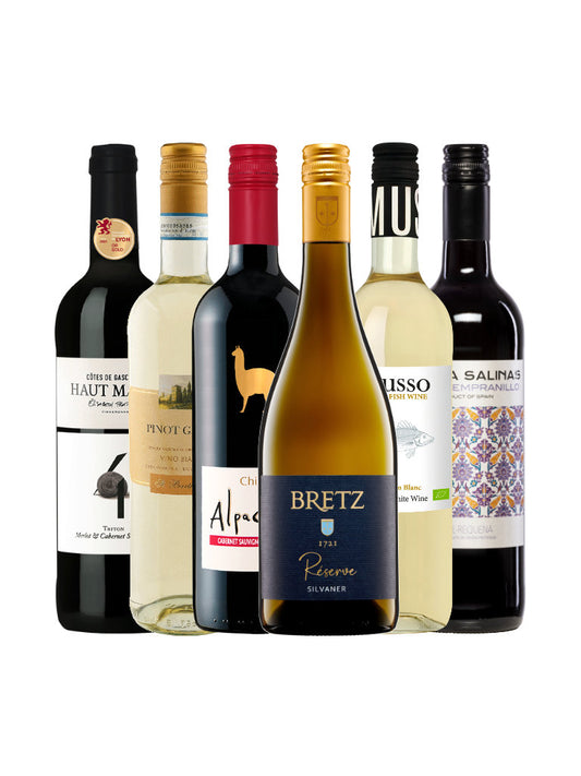 6er Weinpaket "Säurearmer Wein"
