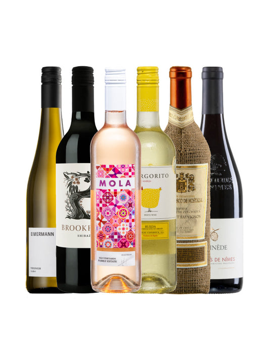 6er Weinpaket Vegane Weine Flaschenabbildung