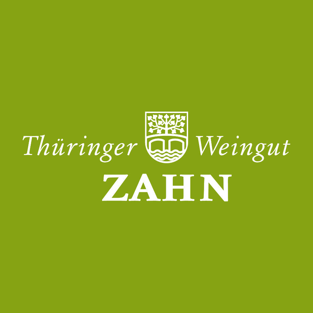Weingut Zahn Logo auf grünem Grund