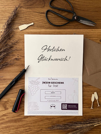 Geschenkgutschein | Kartenformat