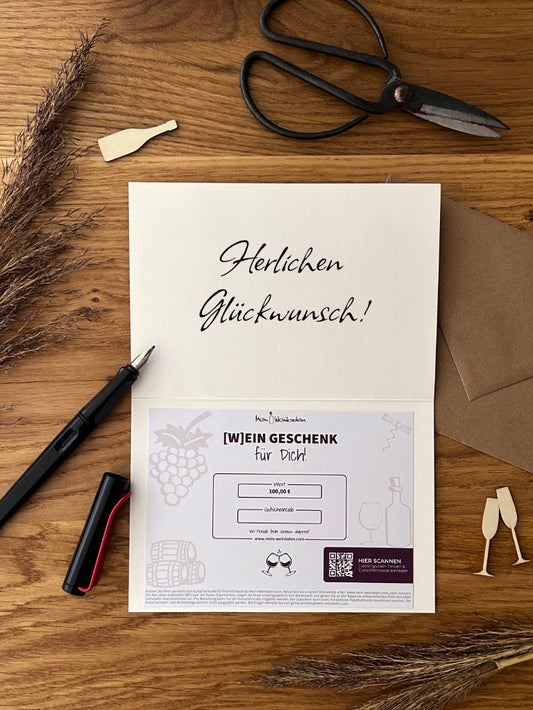 Geschenkgutschein | Kartenformat