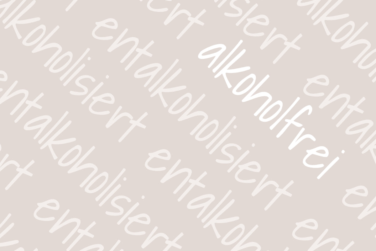 durchlaufende Texte Alkoholfrei und Entalkoholisiert 
