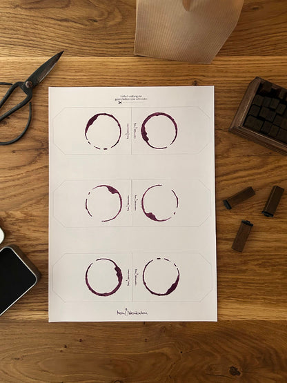 Flaschenanhänger Rouge