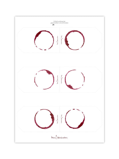 Flaschenanhänger Rouge