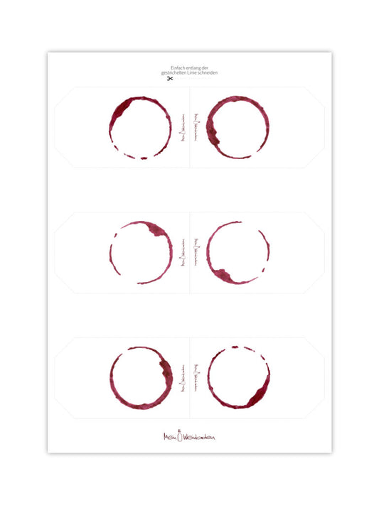 Flaschenanhänger Rouge