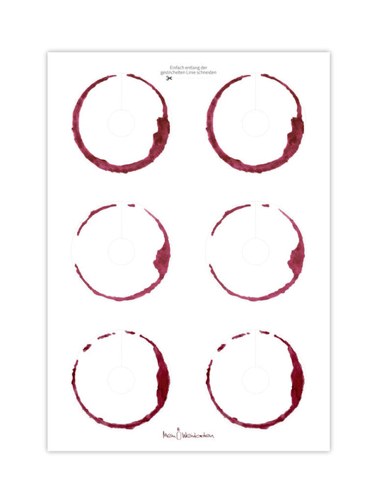 Weinglas Anhänger Rouge