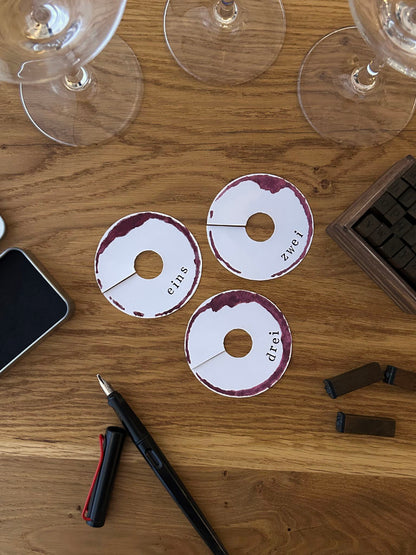 Weinglas Anhänger Rouge