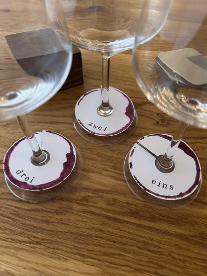 Weinglas Anhänger Rouge