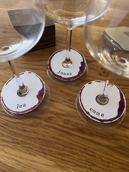 Weinglas Anhänger Rouge