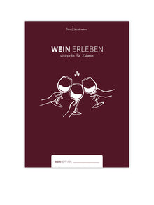 Weinprobe für Zuhause Verkostungsheft Produktabbildung