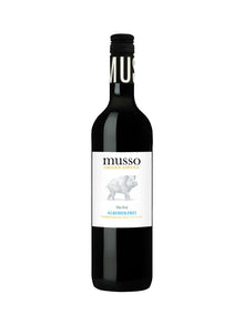 Musso Merlot Alkoholfrei Rotwein Flaschenabbildung