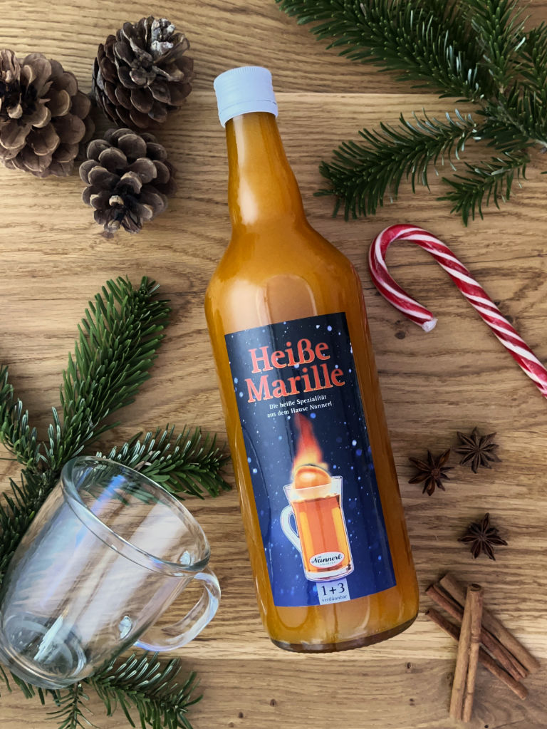 Nannerl Heiße Marille Flaschenabbildung