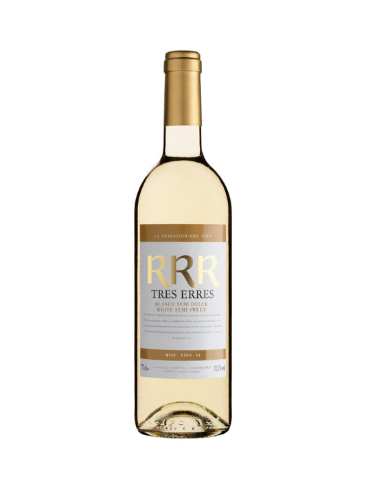 RRR Tres Erres Weißwein Lieblich Flaschenabbildung