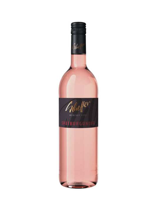 Scheffer Spätburgunder Roséwein Trocken Flaschenabbildung