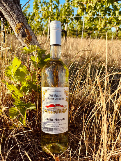 Schulze Bad Kösener Schöne Aussicht Müller-Thurgau Weißwein Trocken Bild 1