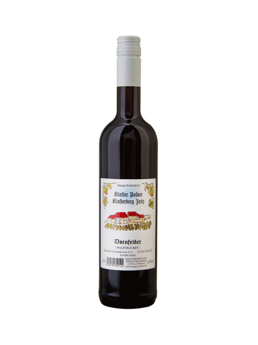 Schulze Kloster Posaer Klosterberg Zeitz Dornfelder Rotwein Halbtrocken Ausgezeichnet