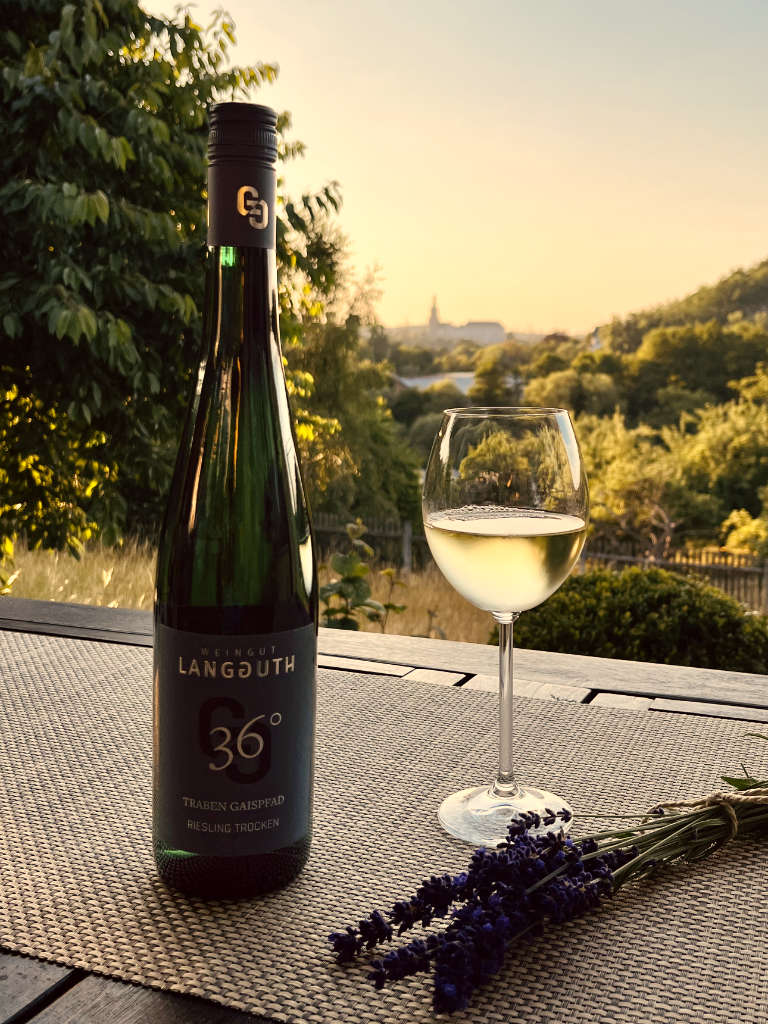 Ulrich Langguth 36 Grad Traben Gaispfad Riesling Weißwein Trocken Bild 1