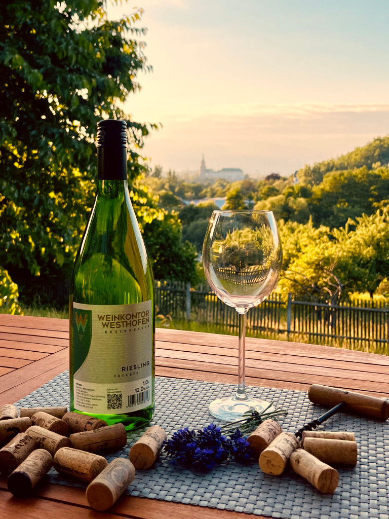Westhofen Riesling Rheinhessen Weißwein Trocken 1 Liter Bild 2